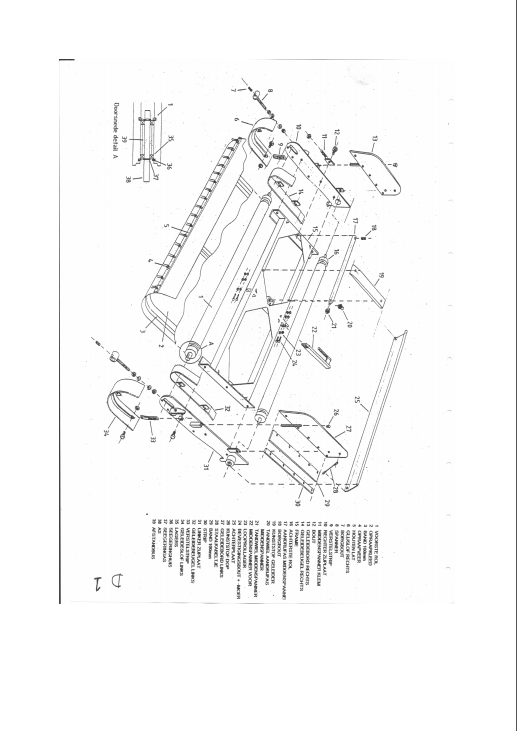 Onderdelenlijst voor 2005